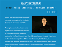 Tablet Screenshot of jimmyhutcheson.com